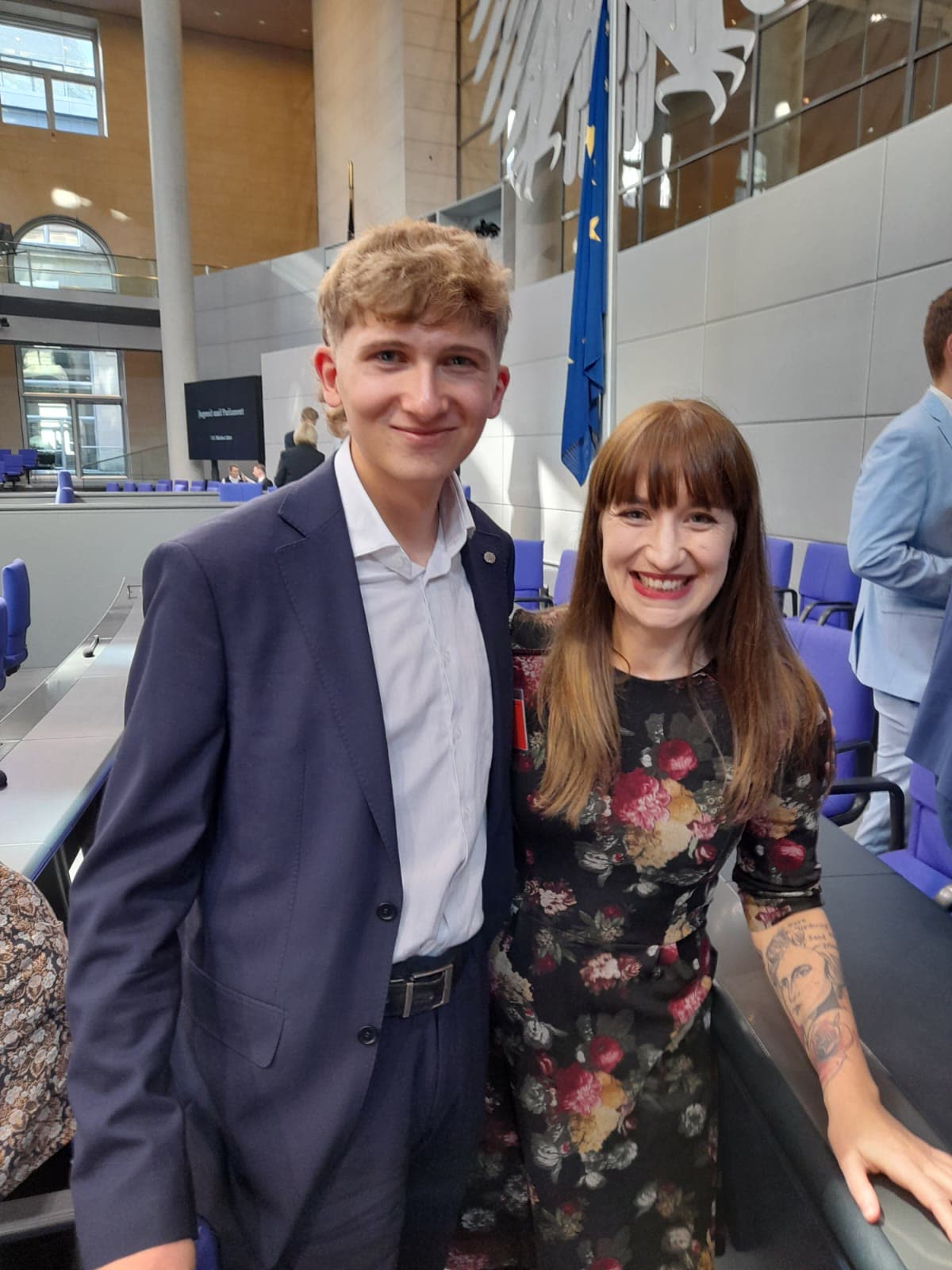 Mit Heidi Reichinnek bei Jugend und Parlament