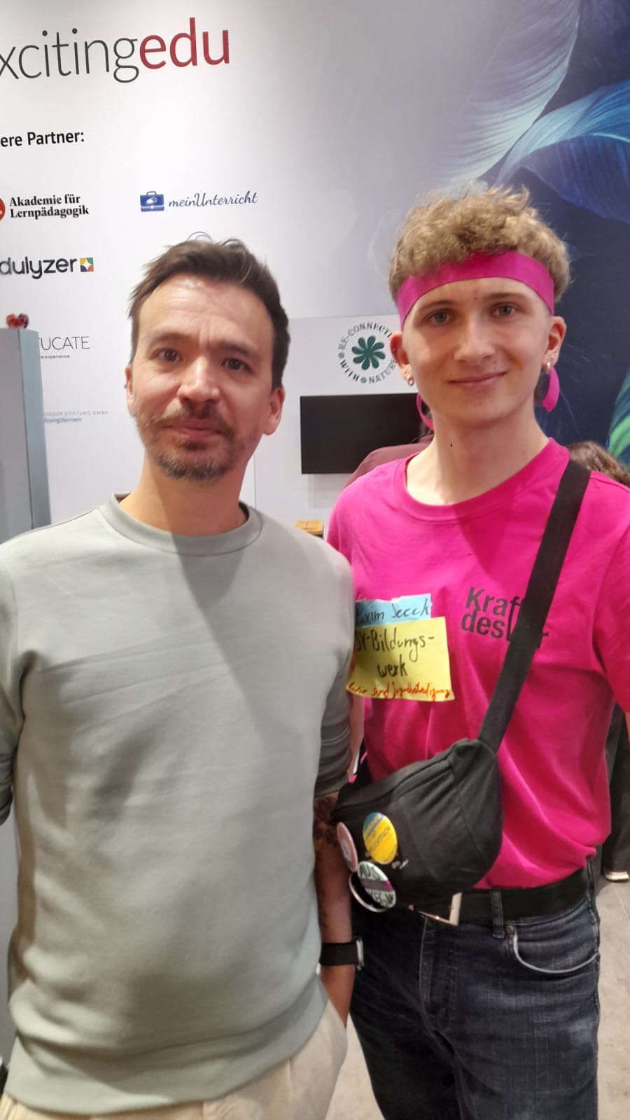 Mit Bob Blume auf der Didacta